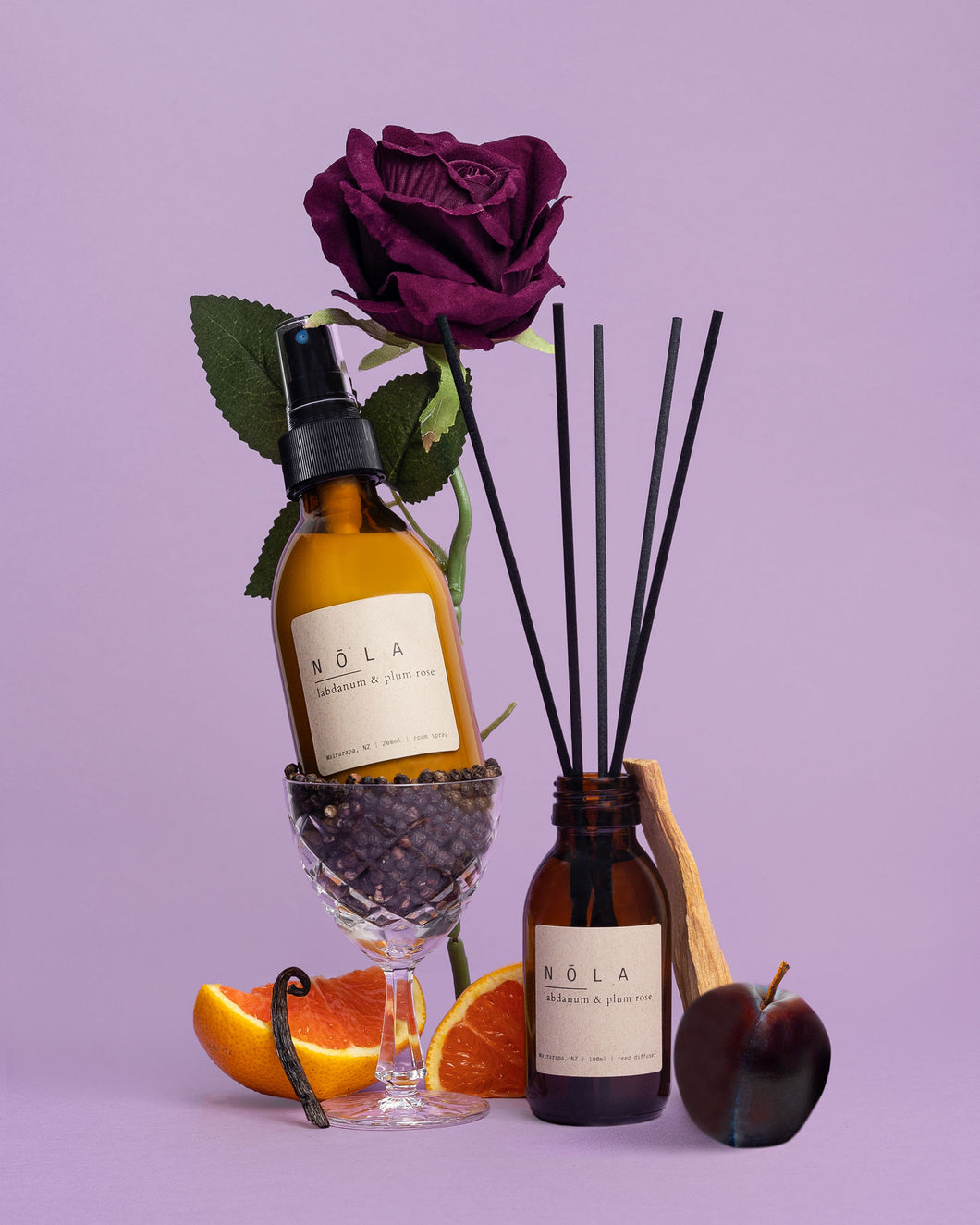 labdanum & plum rose reed